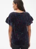 Maternity Velvet Ruffle Sleeve Top sold by GAP