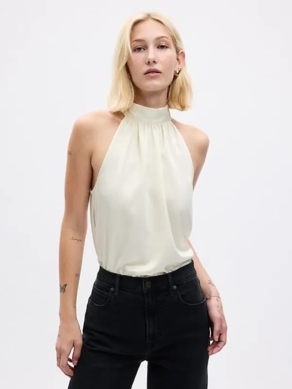 Satin Halter Top sold by GAP