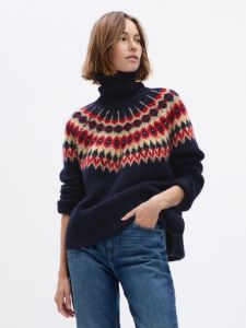 24/7 Split-Hem Fair Isle Sweater sold by GAP