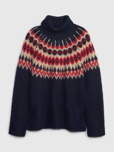 24/7 Split-Hem Fair Isle Sweater sold by GAP