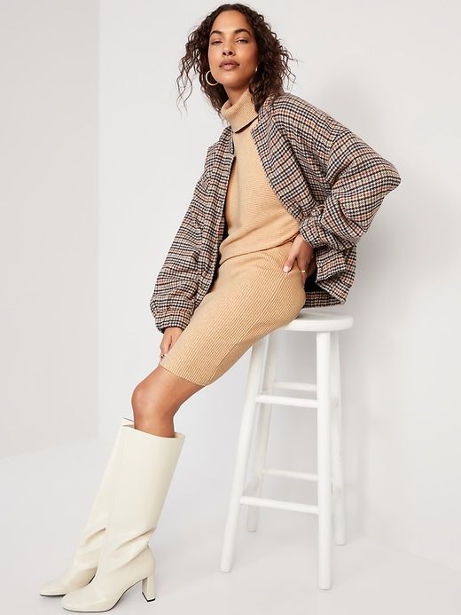 High-Waisted Rib-Knit Mini Skirt for Women sold by GAP product image thumbnail 3