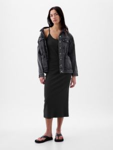 Modern Rib Midi Tank Dress sold by GAP