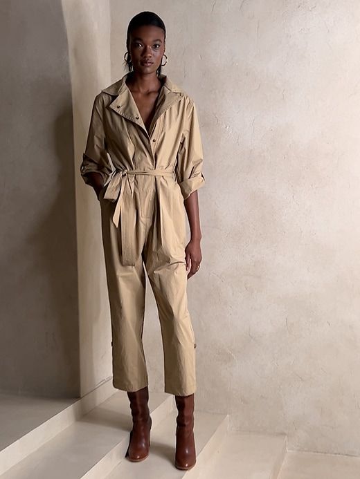 Finley Poplin Jumpsuit sold by Banana Republic product image thumbnail 5