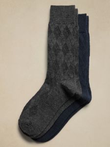 Breathe Merino Sock 2-Pack sold by Banana Republic