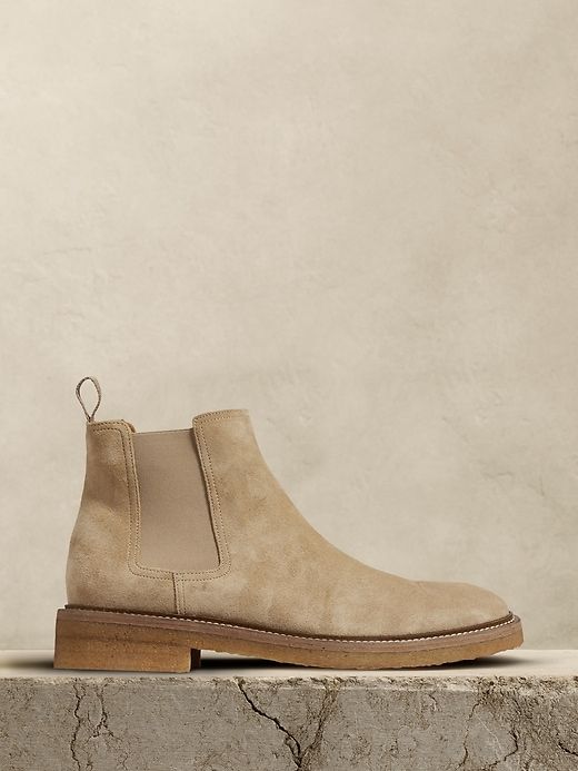 Suede Chelsea Boot sold by Banana Republic
