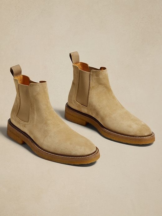 Suede Chelsea Boot sold by Banana Republic product image thumbnail 4