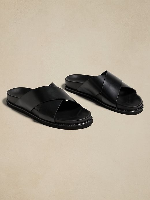 Riviera Leather Slide sold by Banana Republic product image thumbnail 5