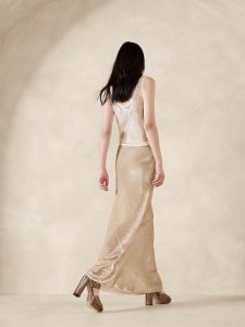 Alina Sequin Maxi Skirt sold by Banana Republic