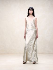 Alina Sequin Maxi Skirt sold by Banana Republic