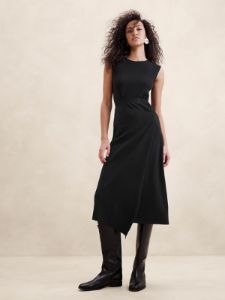 Cece Knit Wrap Dress sold by Banana Republic