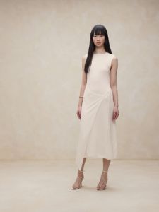 Cece Knit Wrap Dress sold by Banana Republic
