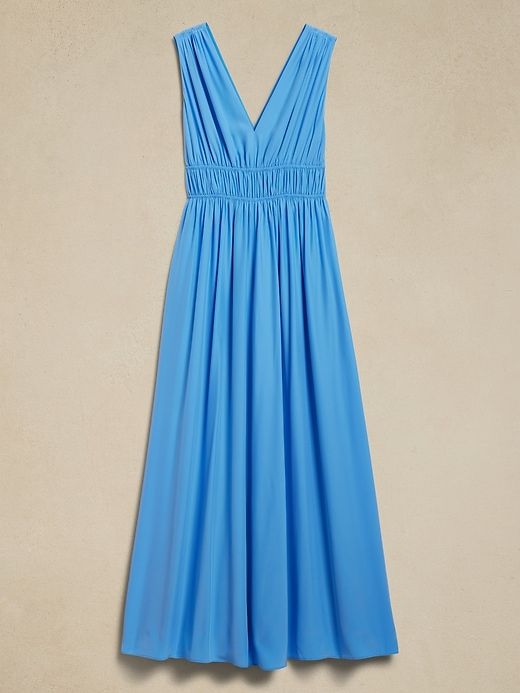 Cascade Silk Maxi Dress sold by Banana Republic product image thumbnail 4