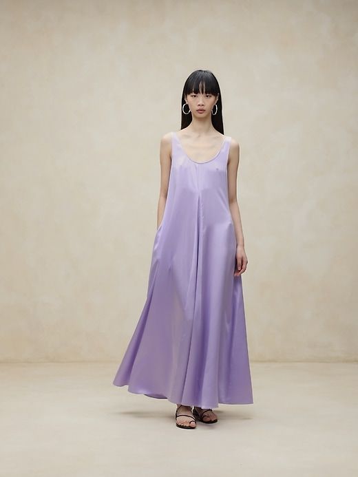 Serenade Silk Maxi Dress sold by Banana Republic product image thumbnail 5