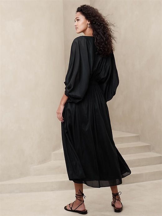 Eliana Cotton-Silk Dress sold by Banana Republic product image thumbnail 2