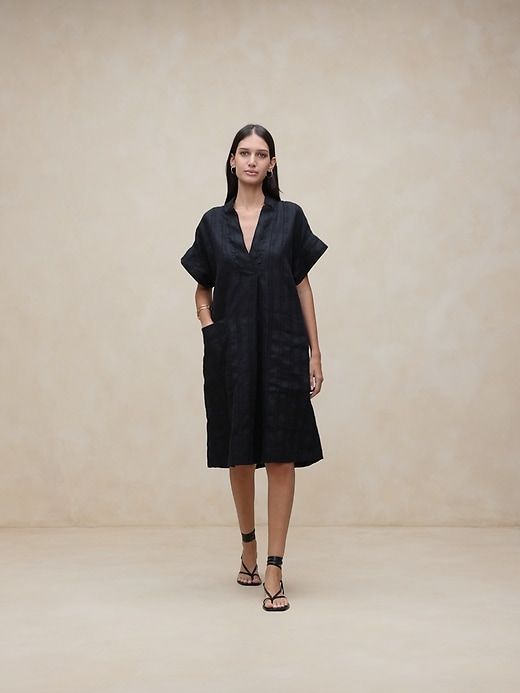 Laurel Linen-Cotton Utility Dress sold by Banana Republic product image thumbnail 5