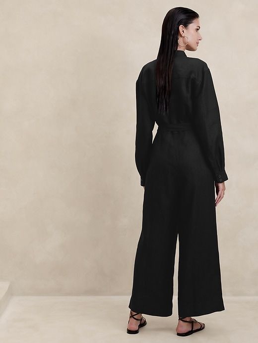 Lisa Linen Jumpsuit sold by Banana Republic product image thumbnail 2