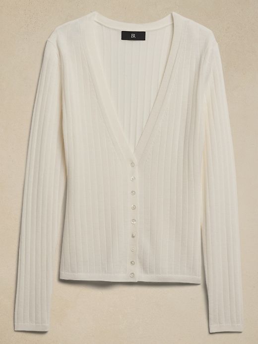 Nezha Merino Cardigan sold by Banana Republic product image thumbnail 4