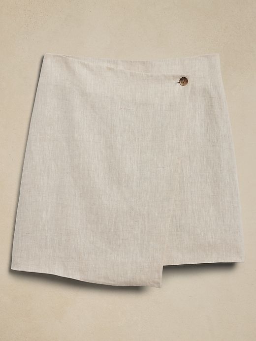 Lina Linen Mini Skirt sold by Banana Republic product image thumbnail 4