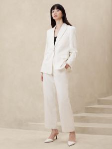 Seahaven Slim Italian Cotton-Linen Blazer sold by Banana Republic