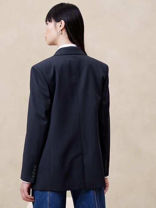Siena Relaxed Italian Wool Blazer sold by Banana Republic product image thumbnail 2