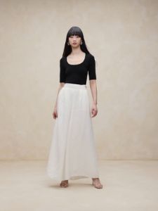 Lina Linen Wide-Leg Pant sold by Banana Republic