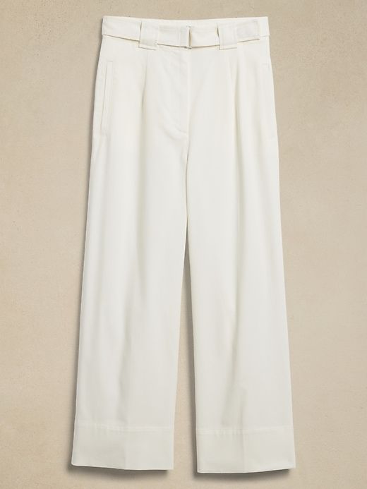 Oceanside Wide-Leg Cropped Pant sold by Banana Republic product image thumbnail 4