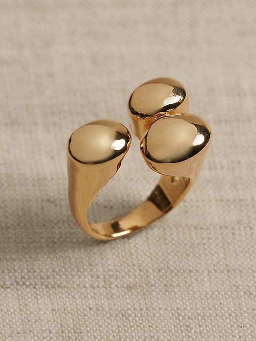 Ravena Triple Oval Ring | Aureus + Argent sold by Banana Republic product image thumbnail 5