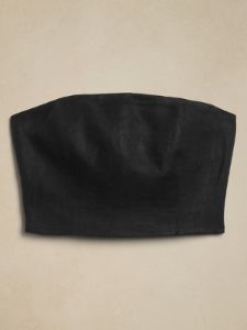 Lisa Linen Strapless Top sold by Banana Republic