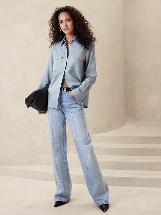 The Perfect Utility Shirt sold by Banana Republic