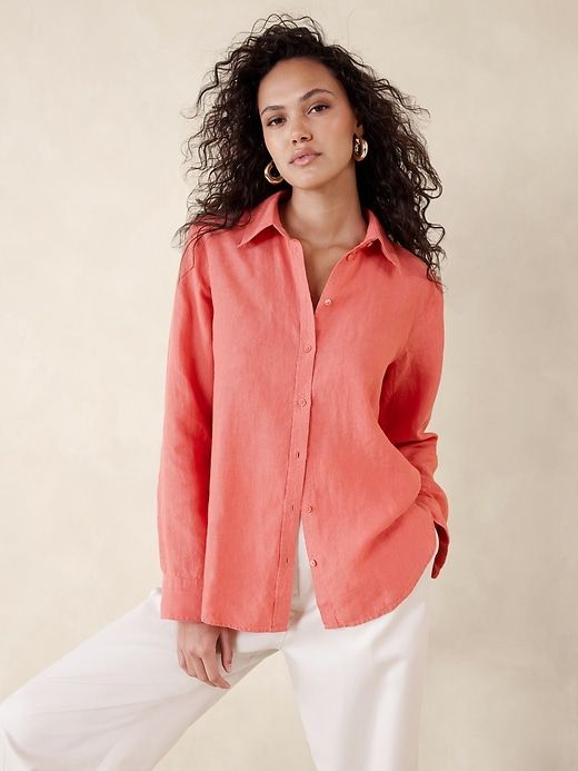 The Perfect Linen Shirt sold by Banana Republic