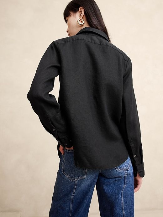 The Perfect Linen Shirt sold by Banana Republic product image thumbnail 2