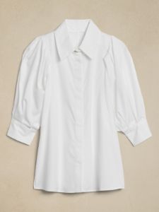 Livia Poplin Shirt sold by Banana Republic