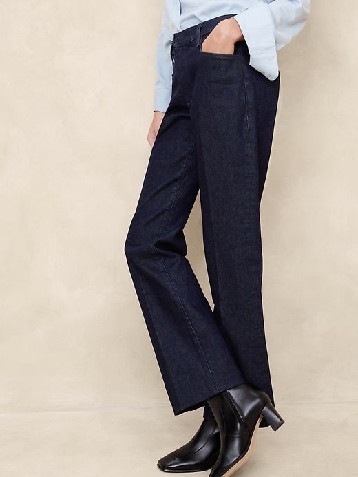 Mid-Rise Trouser Jean sold by Banana Republic product image thumbnail 3