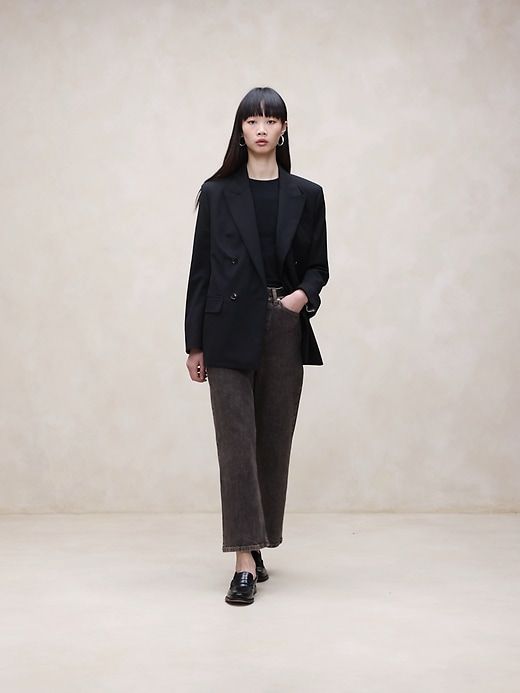 Ultra High-Rise Wide-Leg Crop Jean sold by Banana Republic product image thumbnail 5