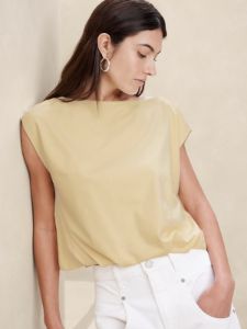 Aveline Cotton Top sold by Banana Republic