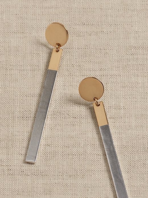 Lina Bar Dangle Earrings | Aureus + Argent sold by Banana Republic