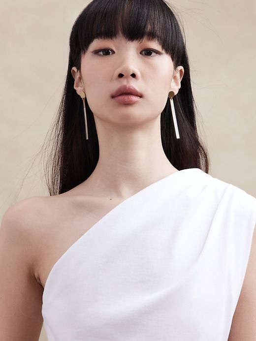 Lina Bar Dangle Earrings | Aureus + Argent sold by Banana Republic product image thumbnail 2