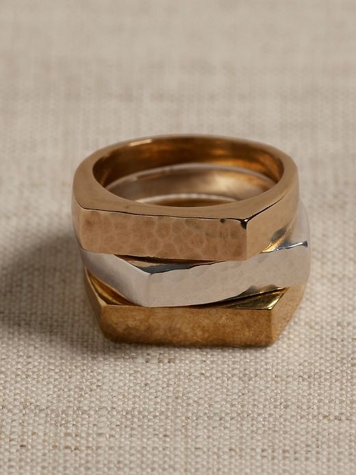 Planar Stacking Rings | Aureus + Argent sold by Banana Republic