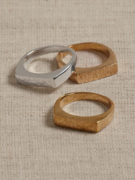 Planar Stacking Rings | Aureus + Argent sold by Banana Republic product image thumbnail 3