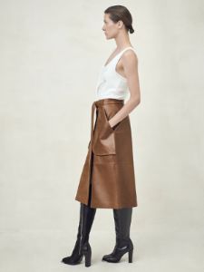BR x Peter Do Leather Utility Skirt sold by Banana Republic