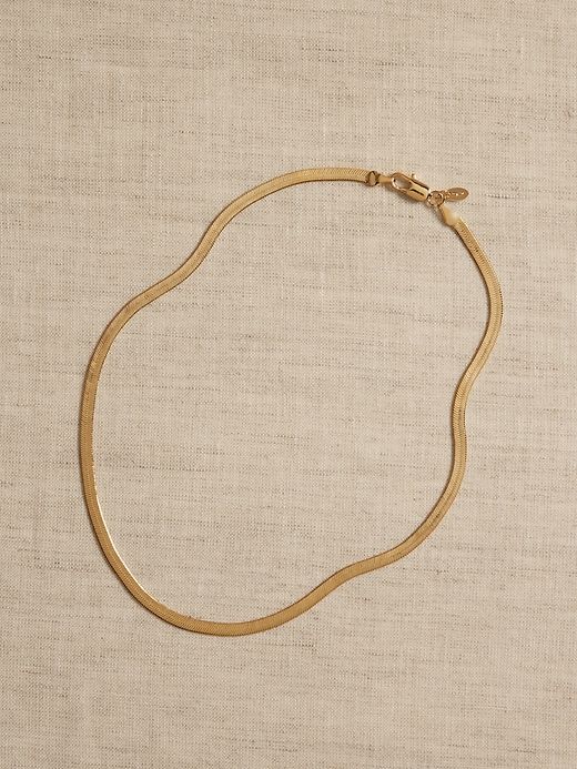 Ravena Herringbone Snake Chain | Aureus + Argent sold by Banana Republic product image thumbnail 3