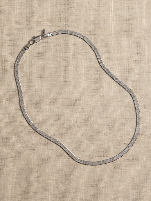 Ravena Herringbone Snake Chain | Aureus + Argent sold by Banana Republic product image thumbnail 5