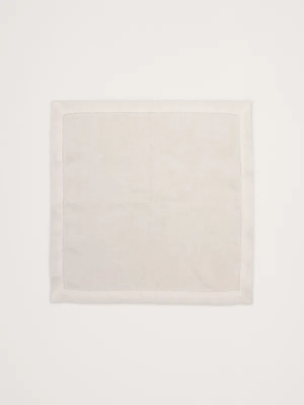 Ladder Stitch Linen Pocket Square sold by Banana Republic