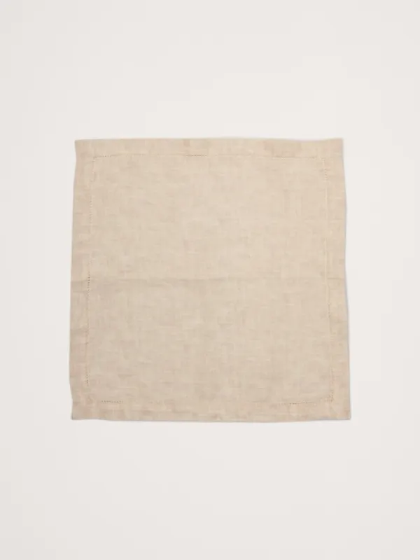 Ladder Stitch Linen Pocket Square sold by Banana Republic