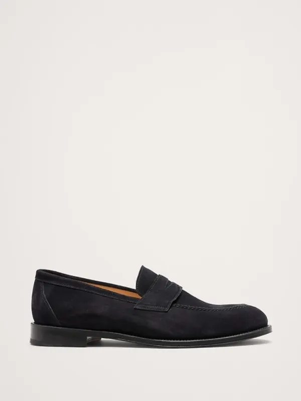 Leather Dress Loafer made by Banana Republic