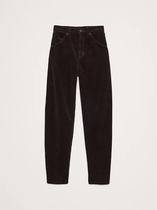 High-Rise Rigid Bow Corduroy Pant sold by Banana Republic product image thumbnail 4
