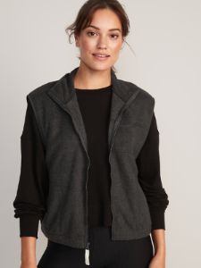 Fleece Full-Zip Vest for Women sold by GAP