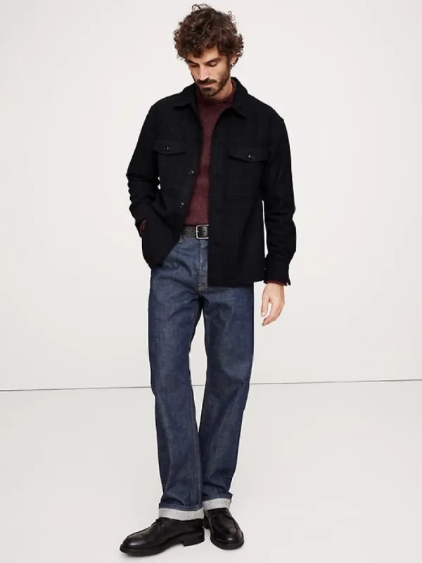 Relaxed Wool-Blend Overshirt sold by Banana Republic