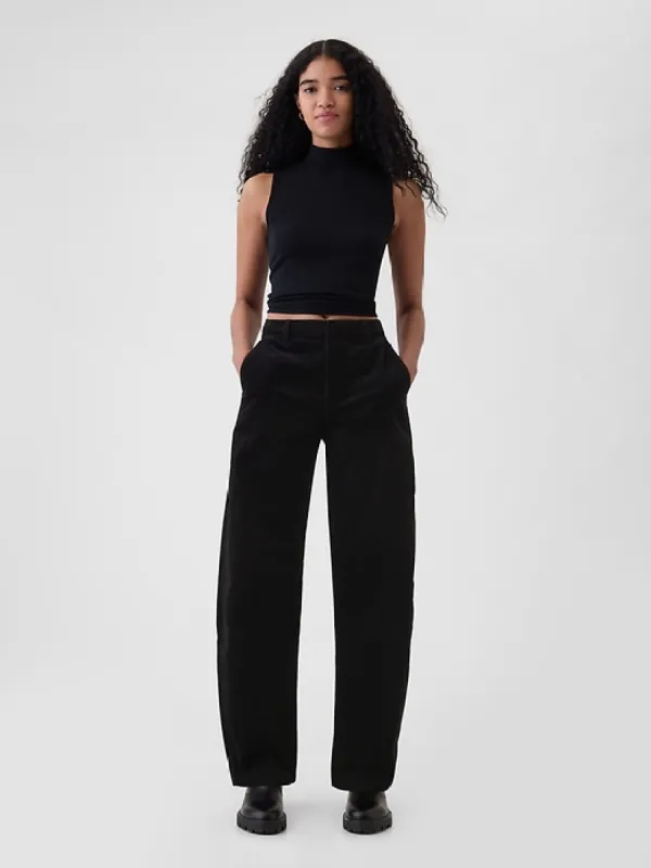 365 High Rise Corduroy Tapered Trousers sold by GAP