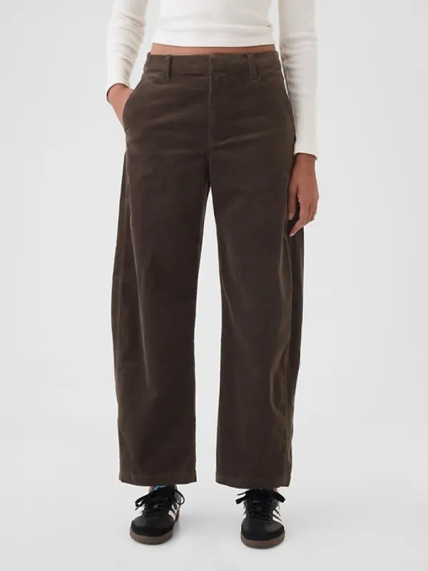 365 High Rise Corduroy Tapered Trousers sold by GAP